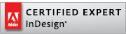 Adobe Certified Expert InDesign logo