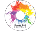 Chelsea Ciolli Portfolio CD case and CD label